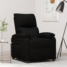 Fauteuil Verstelbaar Stof Zwart