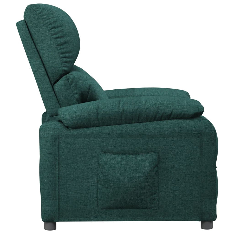 Fauteuil Verstelbaar Stof Donkergroen