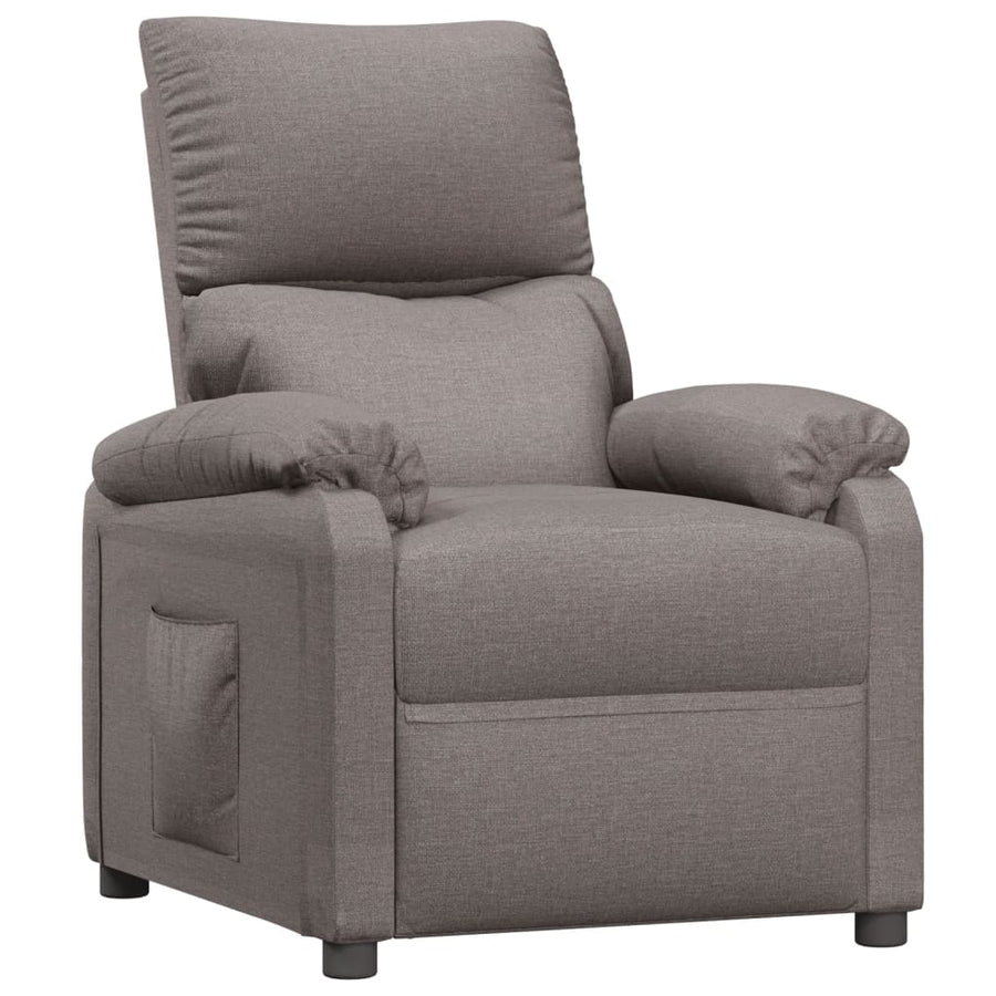 Fauteuil Verstelbaar Stof Taupe 1