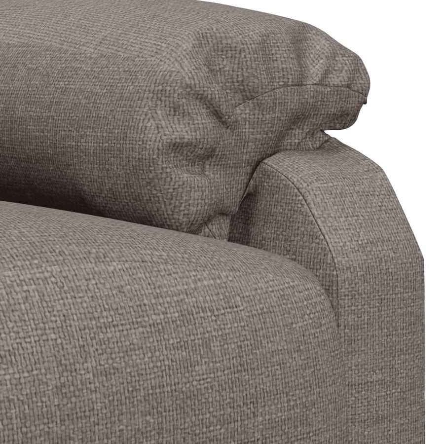 Fauteuil Verstelbaar Stof Taupe 1