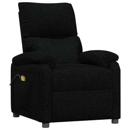 Massagestoel Stof Zwart 1