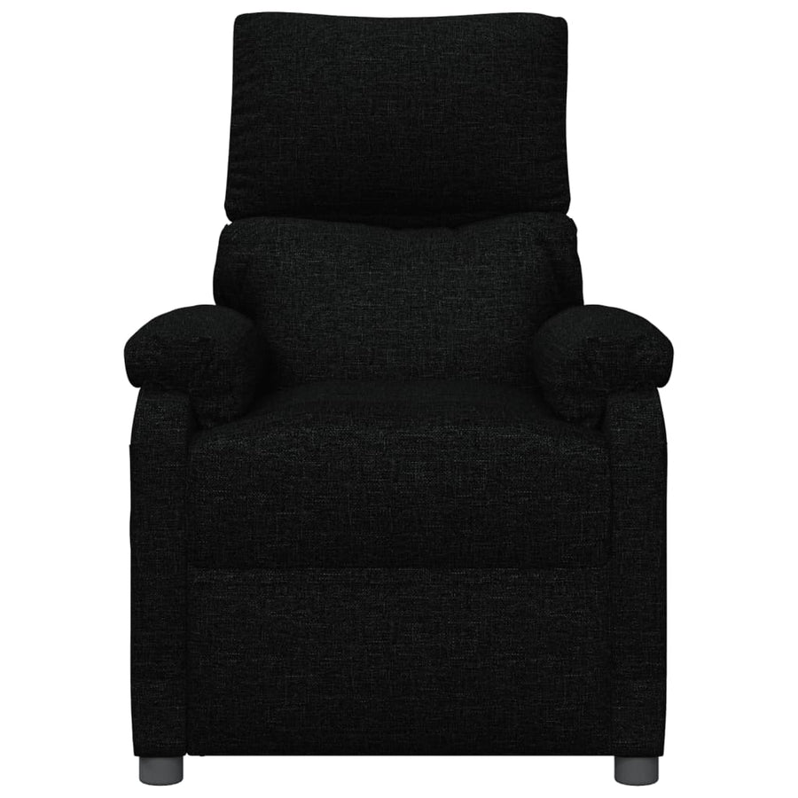 Massagestoel Stof Zwart 1