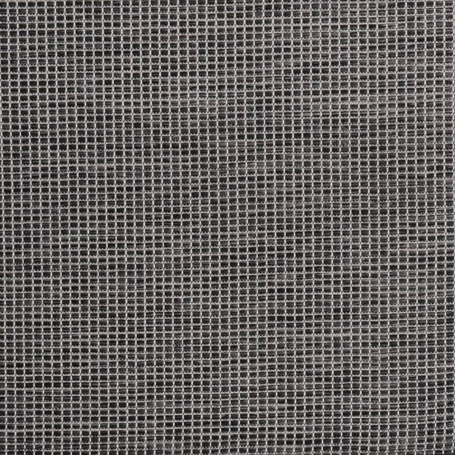 Buitenkleed platgeweven 80x150 cm grijs