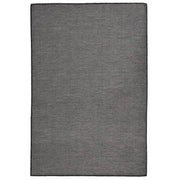 Buitenkleed platgeweven 120x170 cm grijs