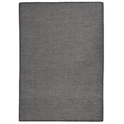 Outdoor flat-woven rug 140x200 cm grey