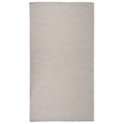 Buitenkleed 80x150 cm platgeweven taupe