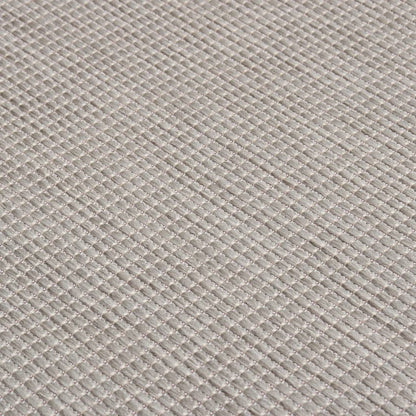 Buitenkleed Platgeweven 100 x 200 cm Taupe