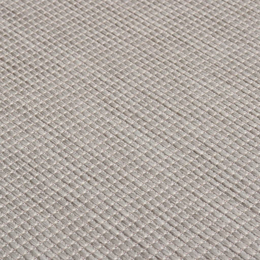 Buitenkleed Platgeweven 120 x 170 cm Taupe