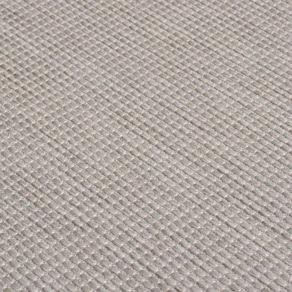 Buitenkleed Platgeweven 140 x 200 cm Taupe