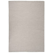 Outdoor rug flatweave 160x230 cm light grey