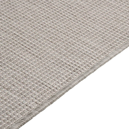 Buitenkleed Platgeweven 200 x 280 cm Taupe
