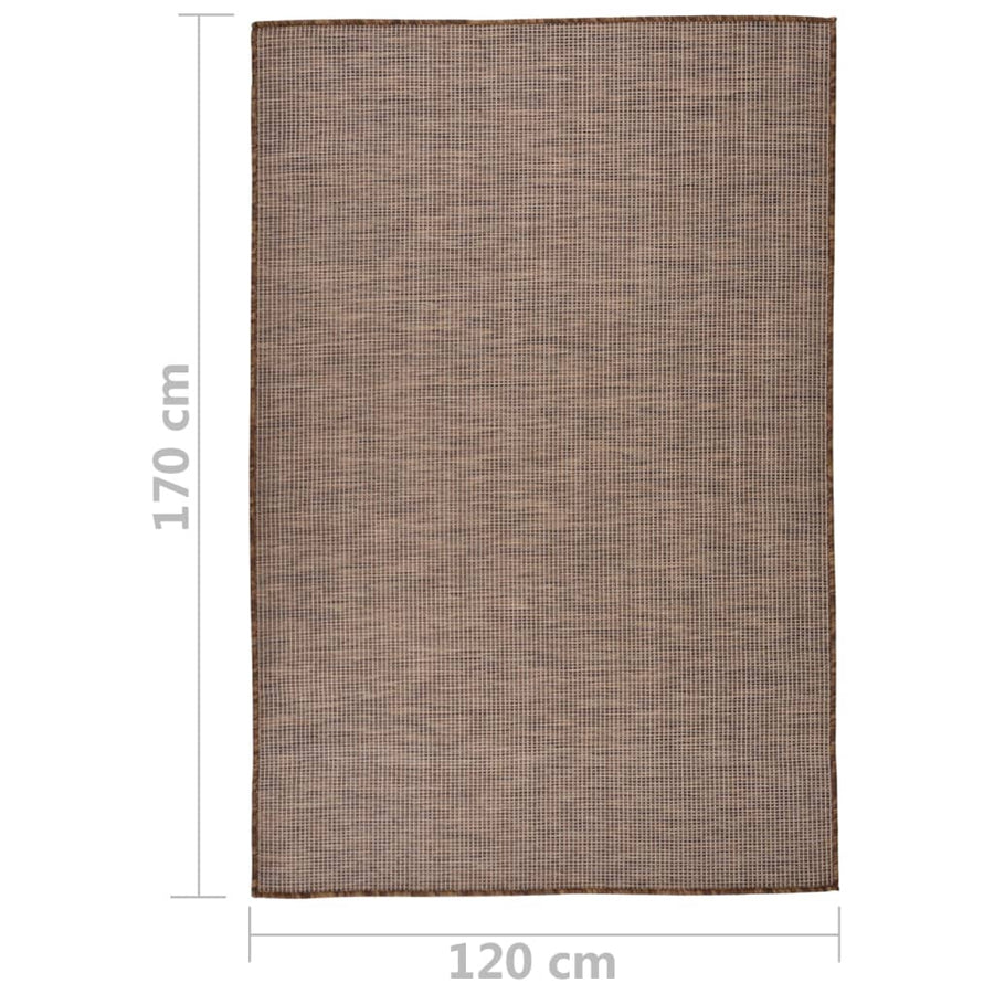 Buitenkleed Platgeweven 120 x 170 cm