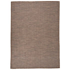 Outdoor flat-woven rug 200x280 cm brown