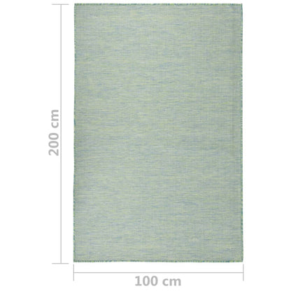 Buitenkleed Platgeweven 100 x 200 cm