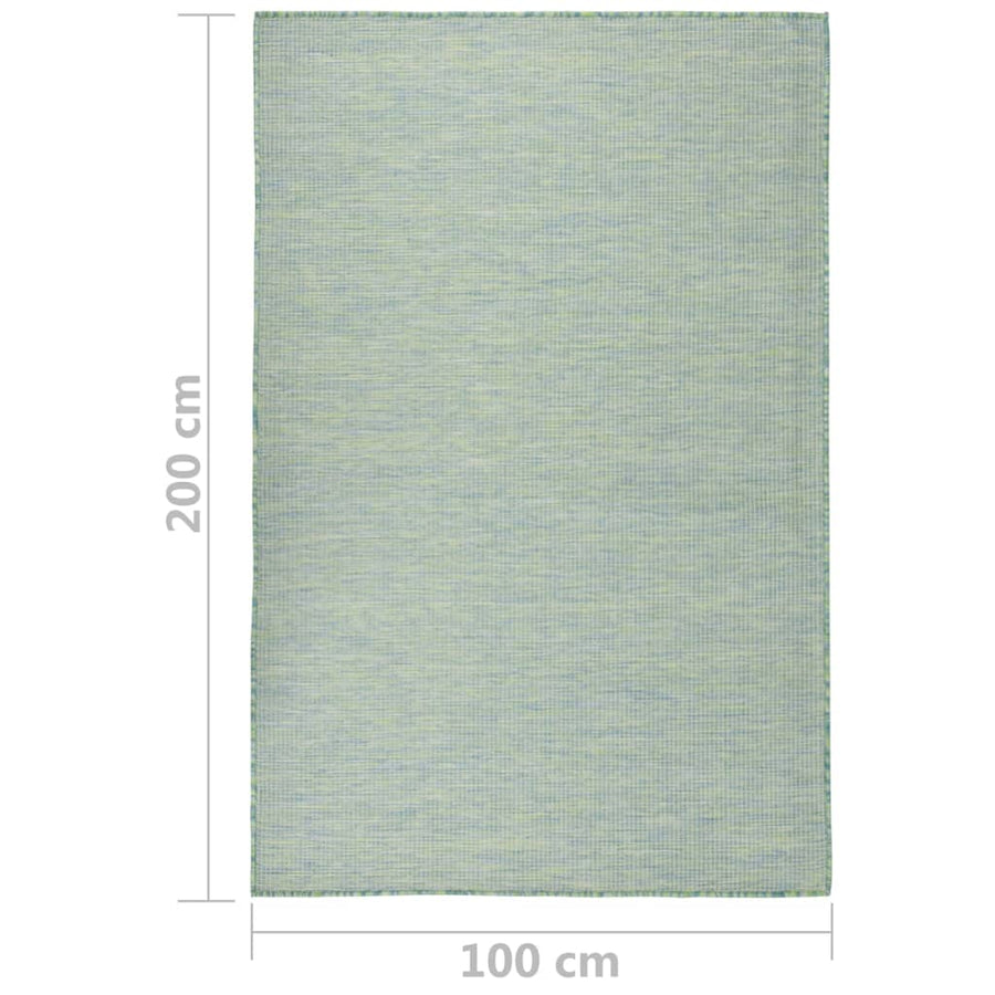 Buitenkleed Platgeweven 100 x 200 cm