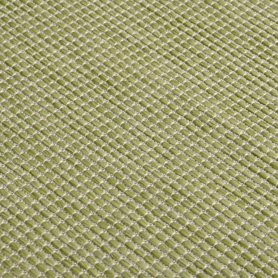 Buitenkleed platgeweven 80x150 cm groen
