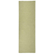 Buitenkleed 80x250 cm groen polypropyleen