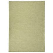 Outdoor rug flat woven 200x280 cm green