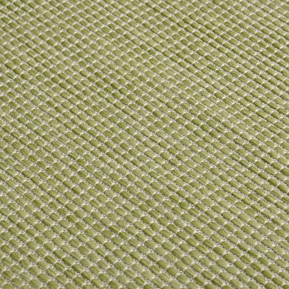 Buitenkleed Platgeweven 200 x 280 cm Groen