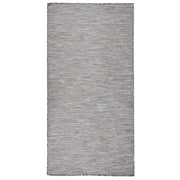 Buitenkleed 100x200 cm bruin blauw