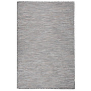 Buitenkleed 120x170 cm platgeweven bruin blauw