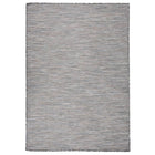 Buitenkleed 140x200 cm platgeweven zwart
