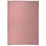 Buitenkleed 140x200 cm rood platgeweven