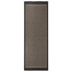 Buitenkleed 80x250 cm platgeweven donkerbruin