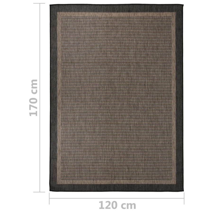 Buitenkleed Platgeweven 120 x 170 cm