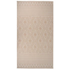 Buitenkleed 80x150 cm bruin platgeweven