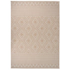 Buitenkleed 200x280 cm bruin platgeweven