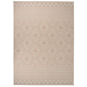 Buitenkleed 200x280 cm bruin platgeweven