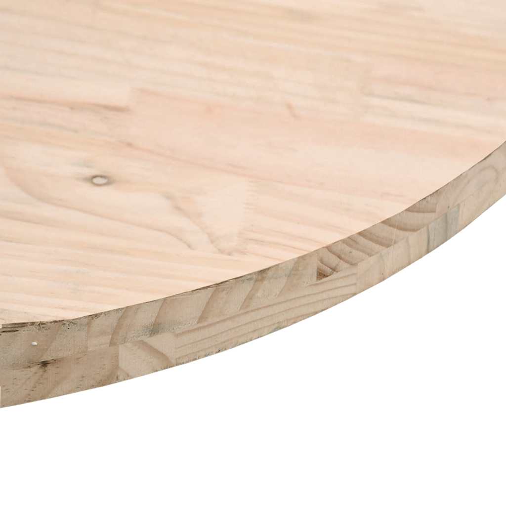 Tafelblad Ø30x2,5 cm massief grenenhout