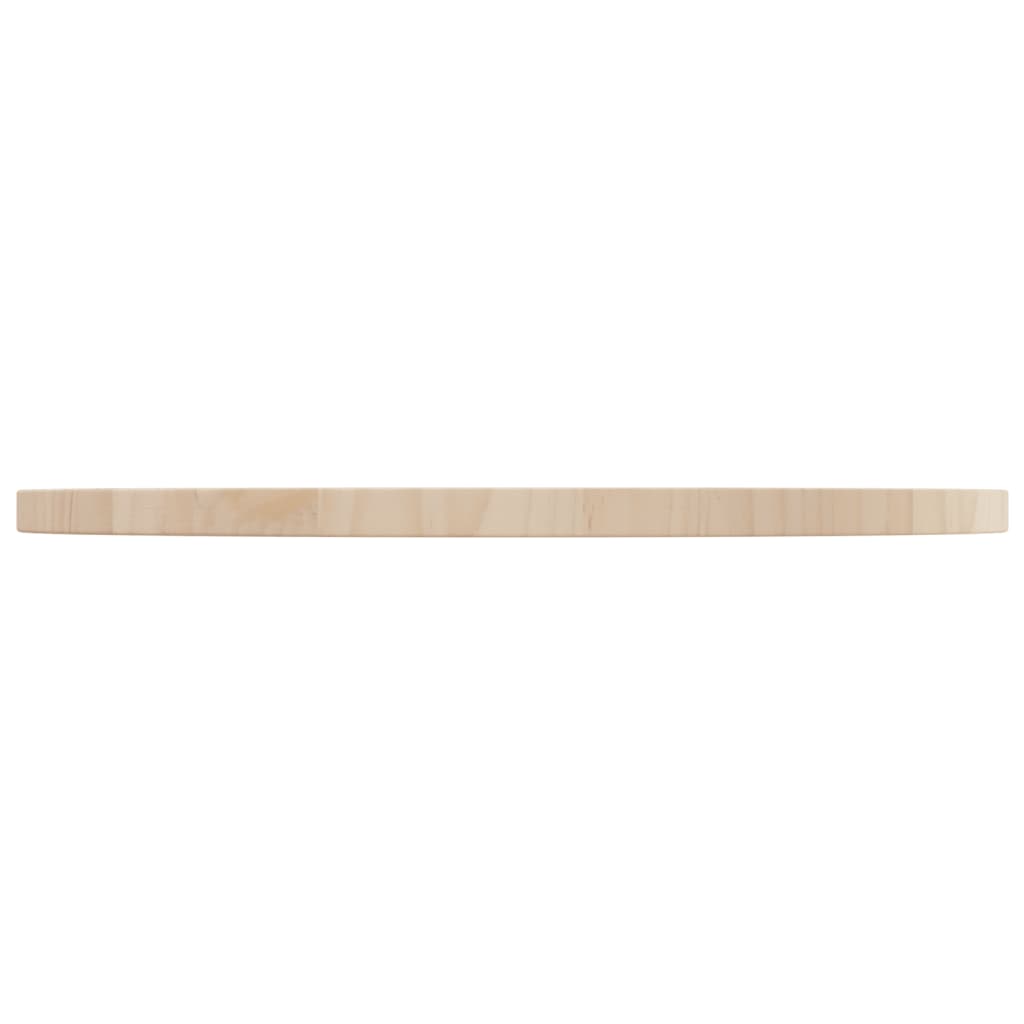Tafelblad Ø60X2,5 Cm Massief Grenenhout Ø 60 x 2.5 cm Naturel