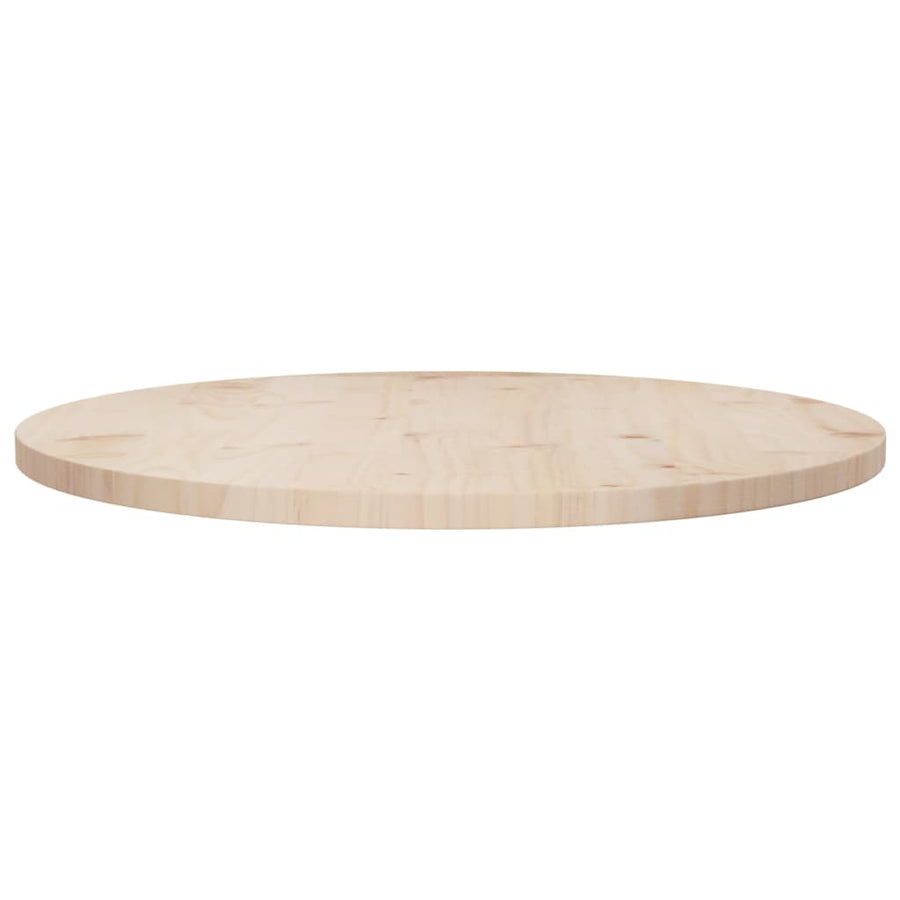 Tafelblad Ø70x2,5 cm massief grenenhout Ø 70 x 2.5 cm Naturel