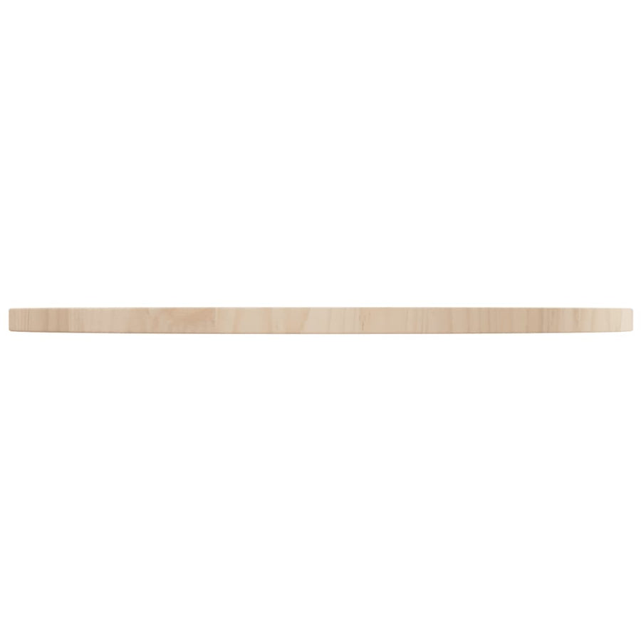 Tafelblad Ø70x2,5 cm massief grenenhout Ø 70 x 2.5 cm Naturel