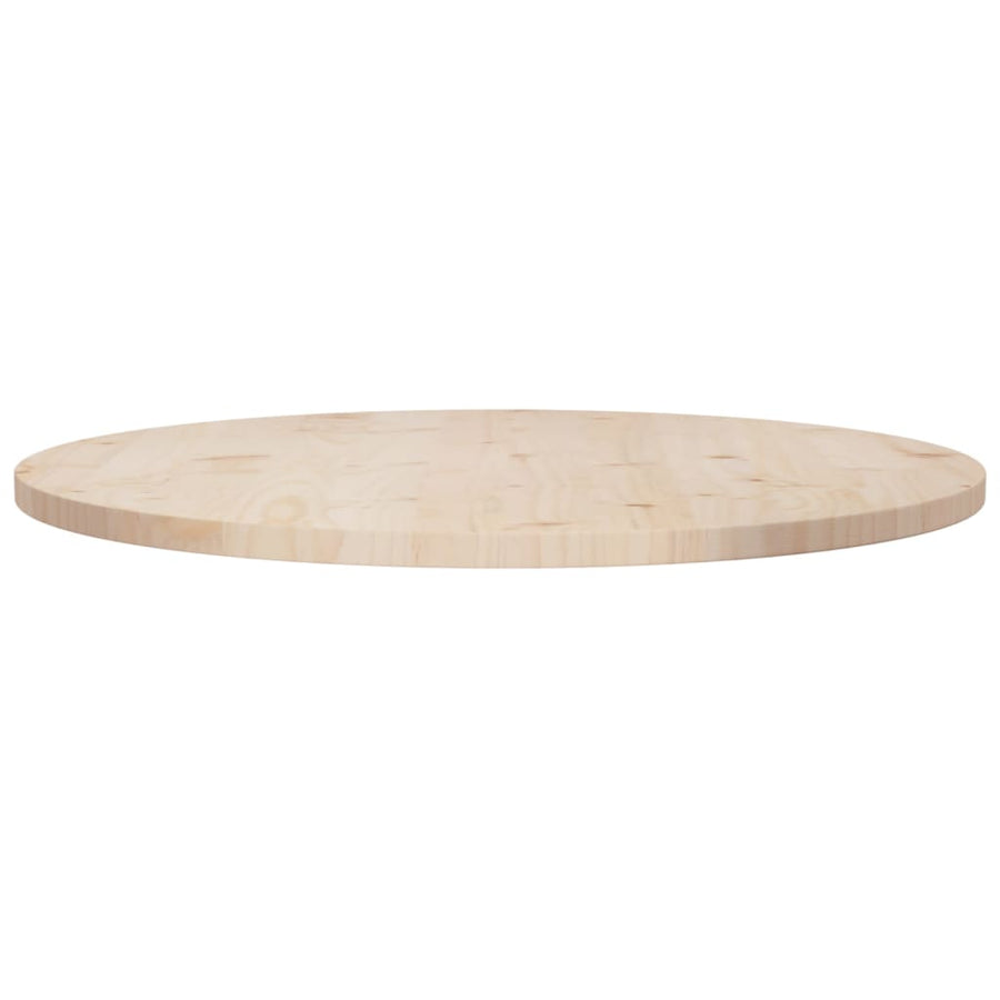 Tafelblad Ø80x2,5 cm massief grenenhout Ø 80 x 2.5 cm Naturel