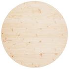 Tabletop Ø90x2.5 cm solid pine wood