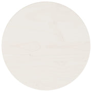 Tafelblad Ø30x2,5 cm massief grenenhout wit