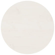 Tafelblad Ø50x2,5 cm massief grenenhout wit Ø 50 x 2.5 cm Wit