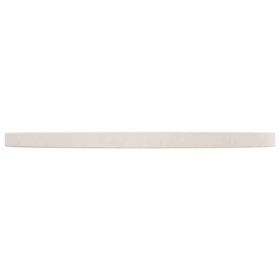 Tafelblad Ø50x2,5 cm massief grenenhout wit Ø 50 x 2.5 cm Wit
