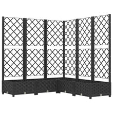 Plantenbak Met Latwerk 20X20X2,5 Cm Polypropeen 120 x 120 x 121.5 cm Zwart
