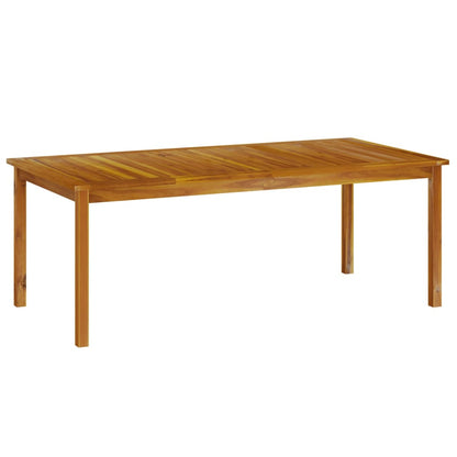 Tuintafel Massief Acaciahout 200 x 100 x 74 cm Bruin