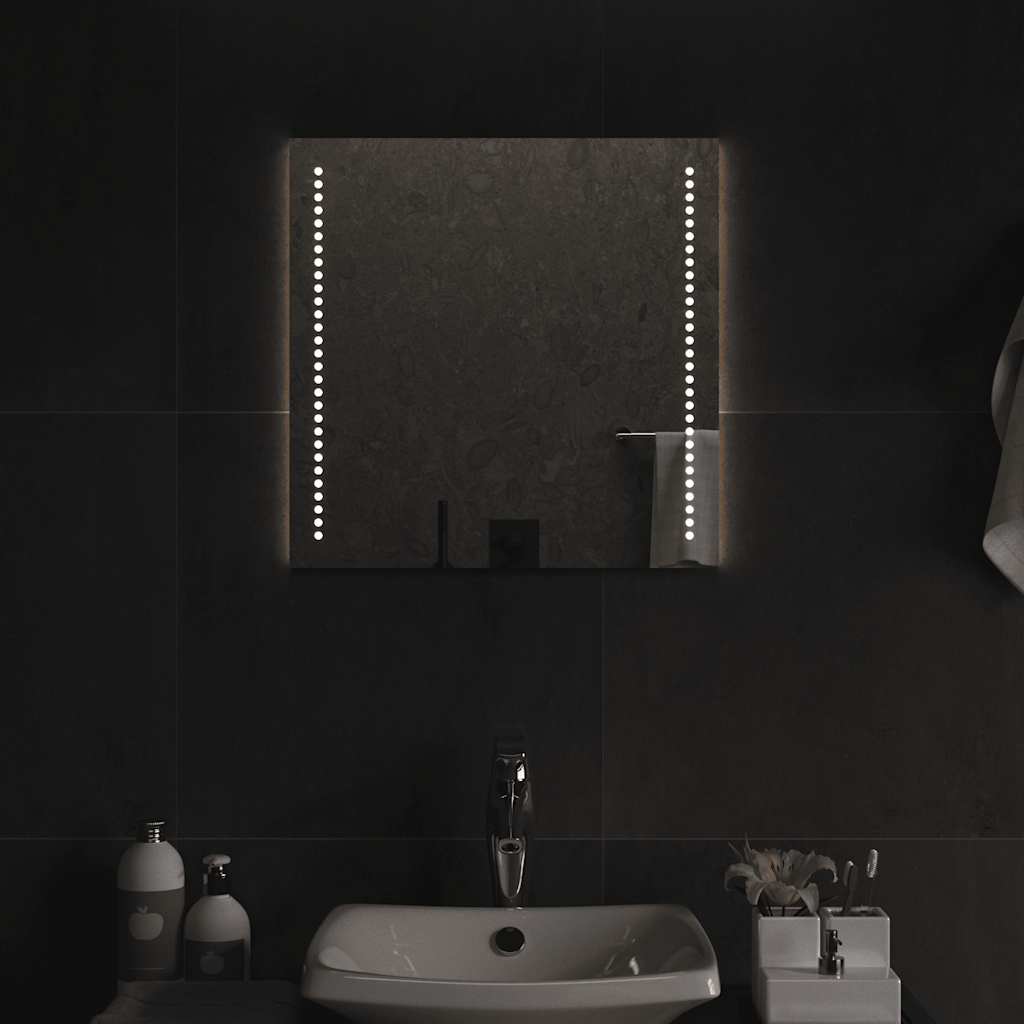 Badkamerspiegel LED 50x50 cm