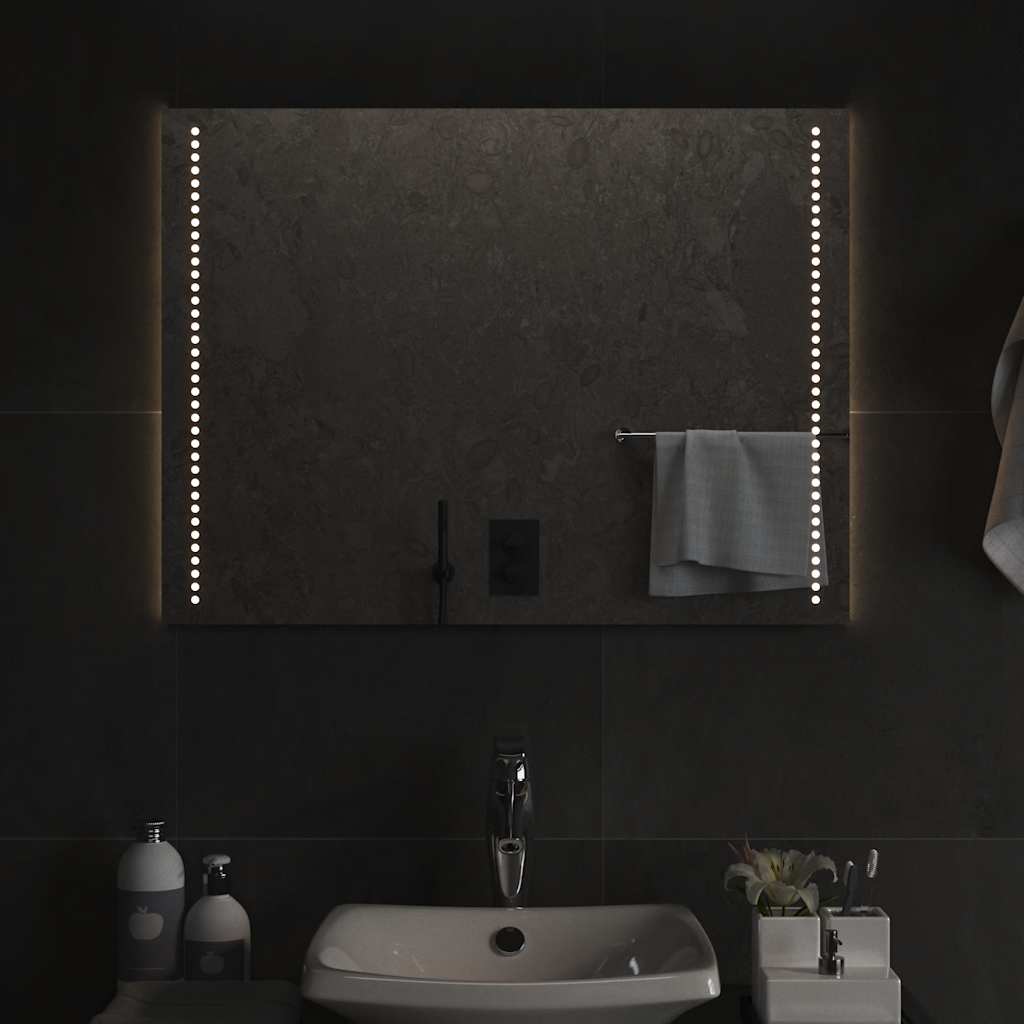 Badkamerspiegel LED 80x60 cm