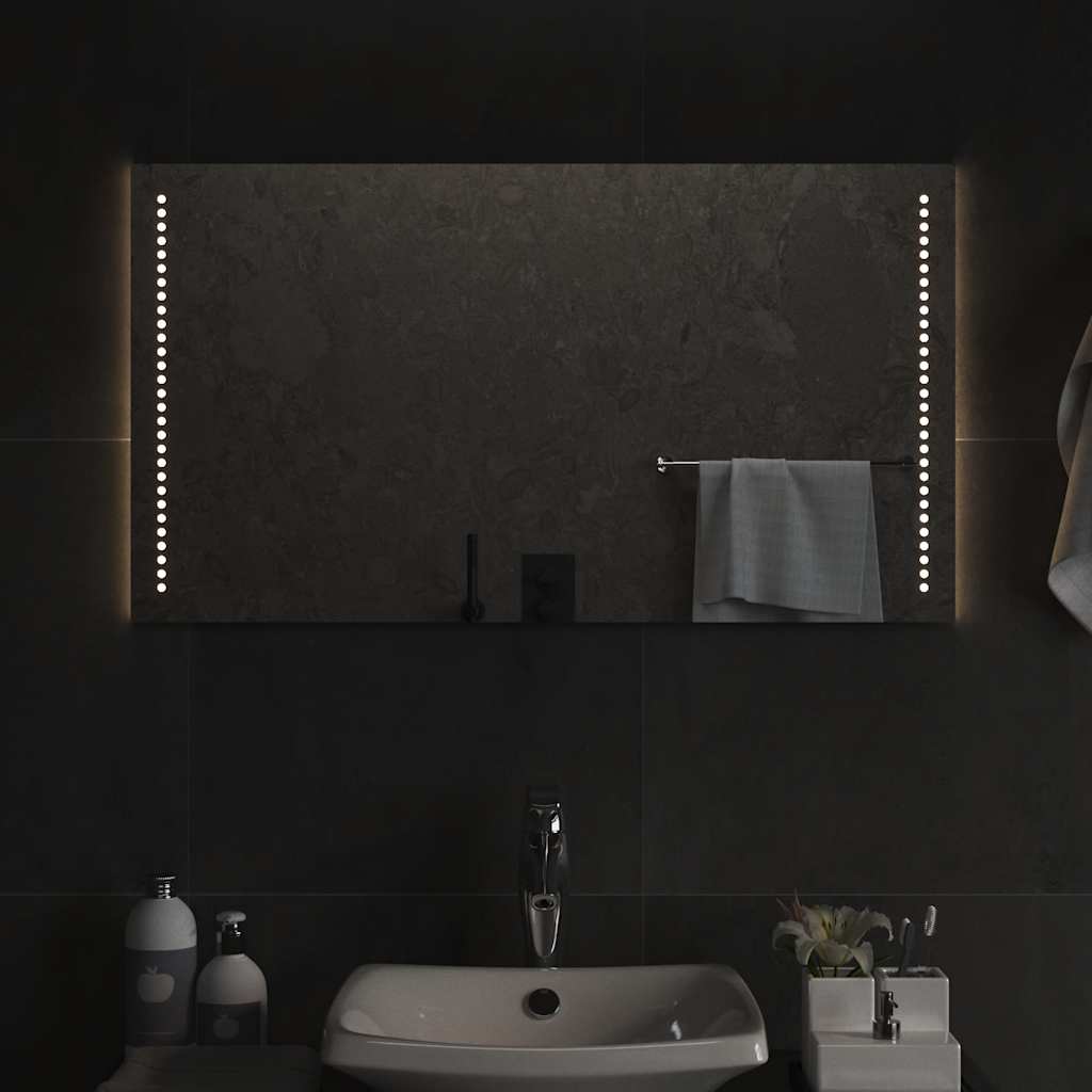Badkamerspiegel LED 90x50 cm