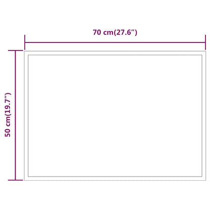 Badkamerspiegel LED 70x50 cm