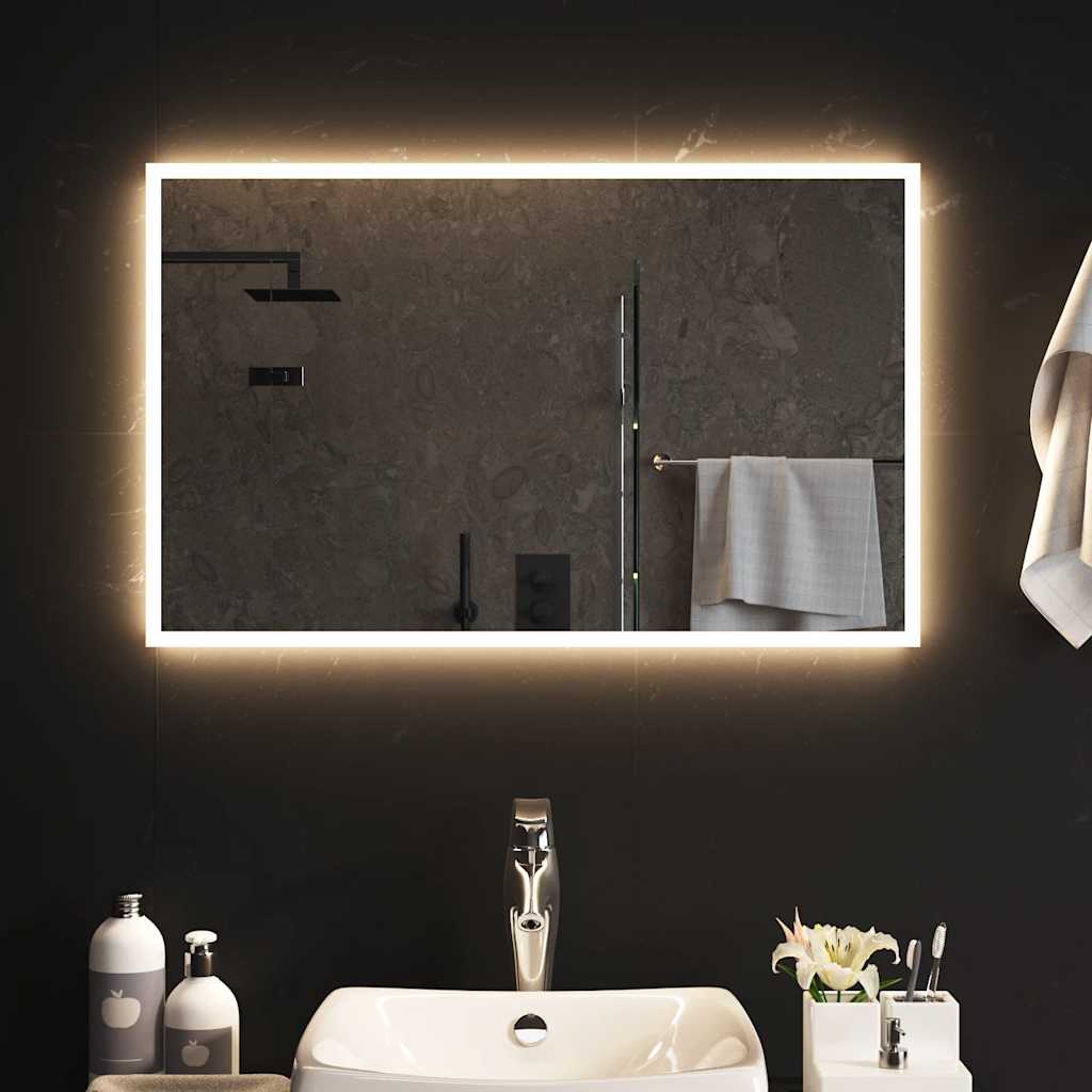 Badkamerspiegel LED 80x50 cm