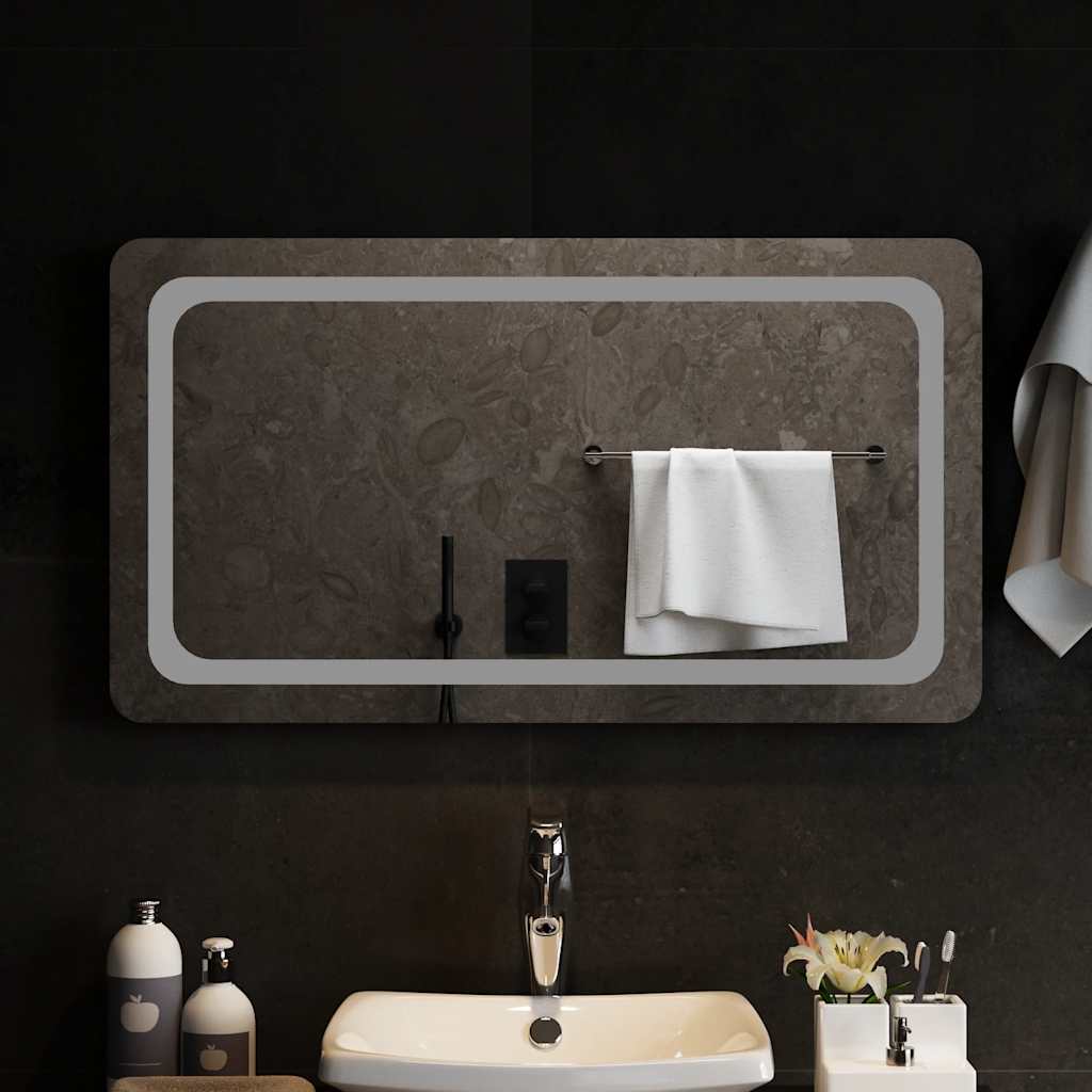 Badkamerspiegel LED 90x50 cm