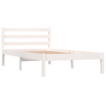 Bedframe Massief Grenenhout 3Ft Single 90 x 190 cm Wit